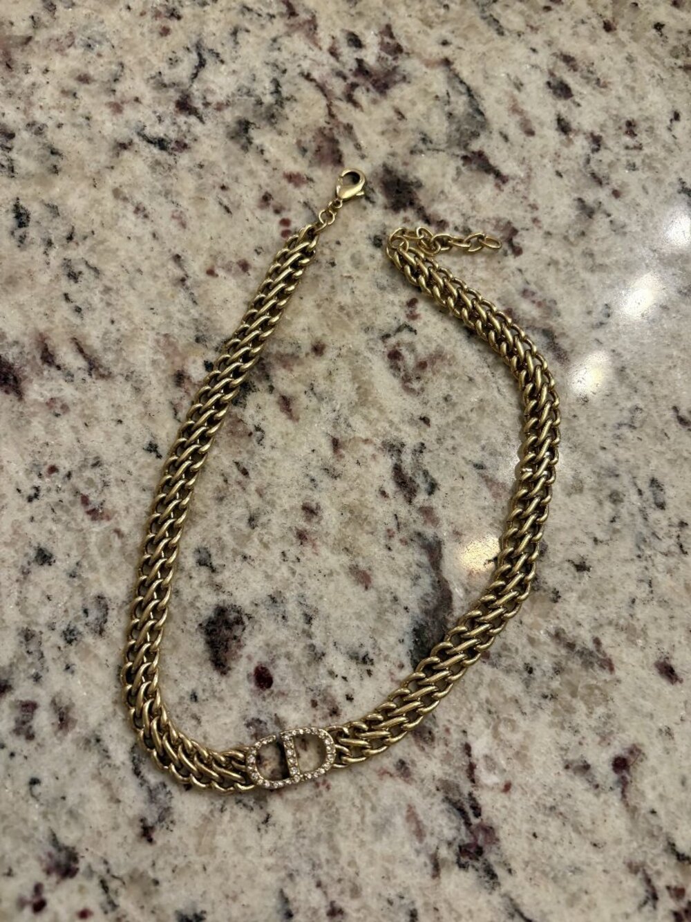 Christian Dior 30 Montaigne Crystal Necklace